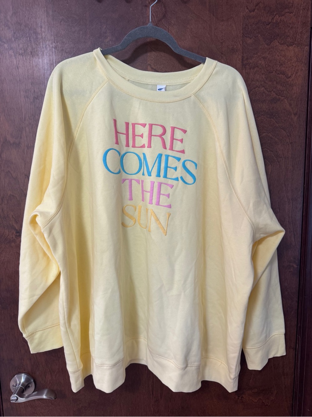 Old Navy Here Comes the Sun Graphic Crewneck Sweatshirt